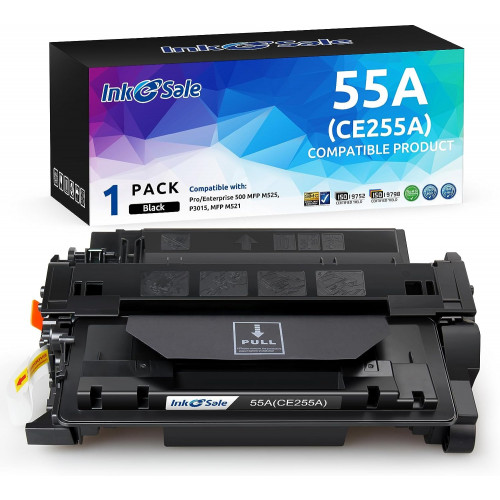 INK E-SALE HP CE255A/55A Black High Yield Toner Cartridge-1 Pack